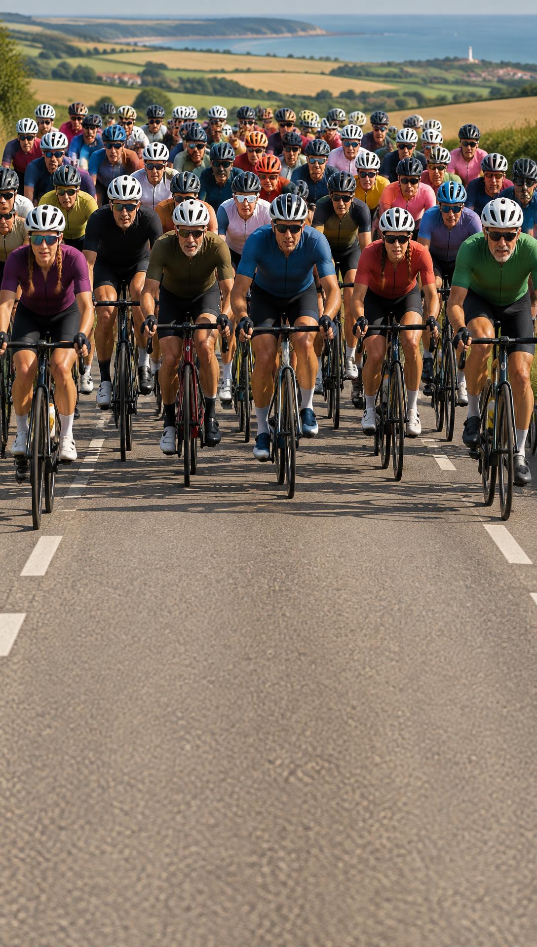 Erfarne cyklister på tværs af det danske landskab
